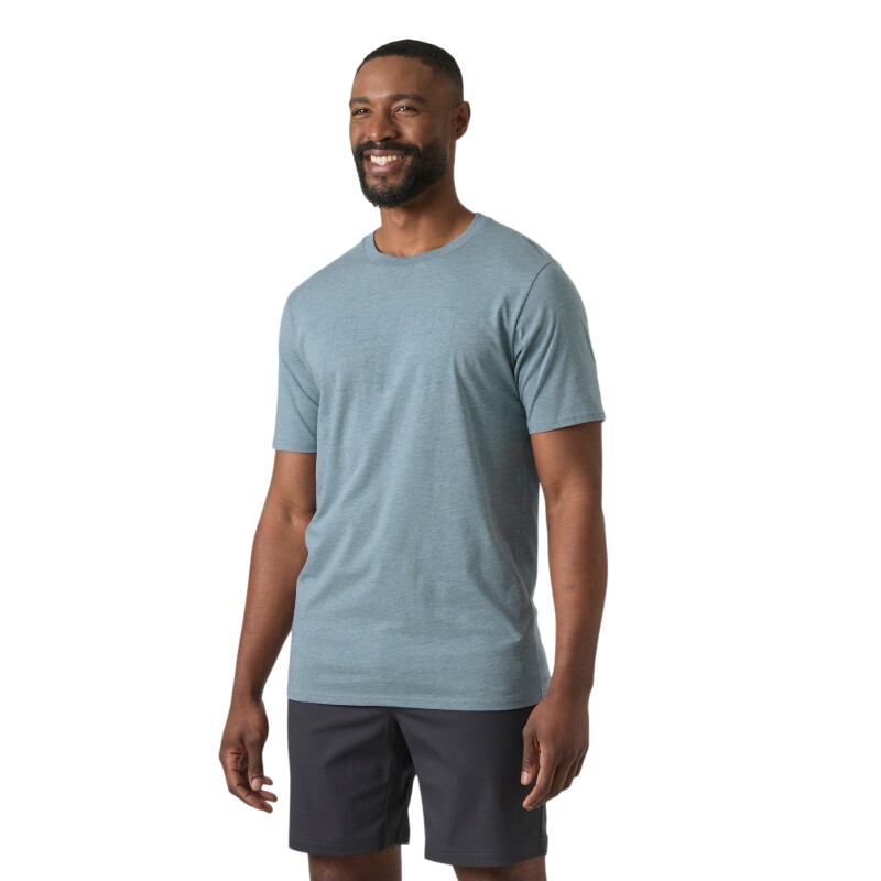 Helly Hansen HH Tech Logo Mavi Erkek Tshirt - Helly Hansen
