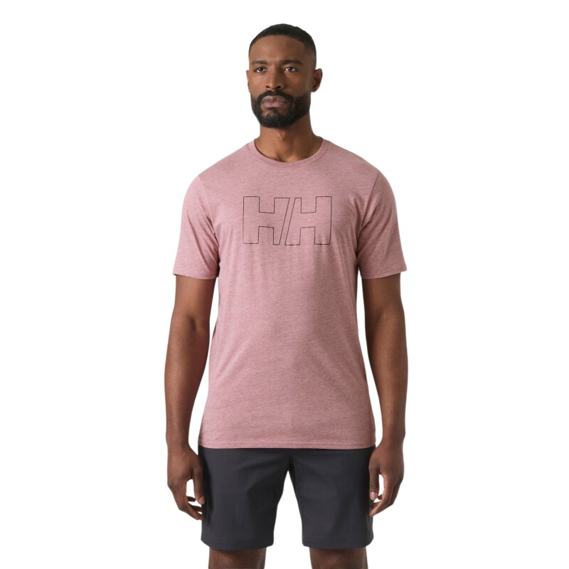 Helly Hansen HH Tech Logo Mor Erkek Tshirt - Helly Hansen