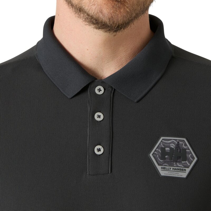 Helly Hansen HP Race Antrasit Erkek Polo Tshirt - 5