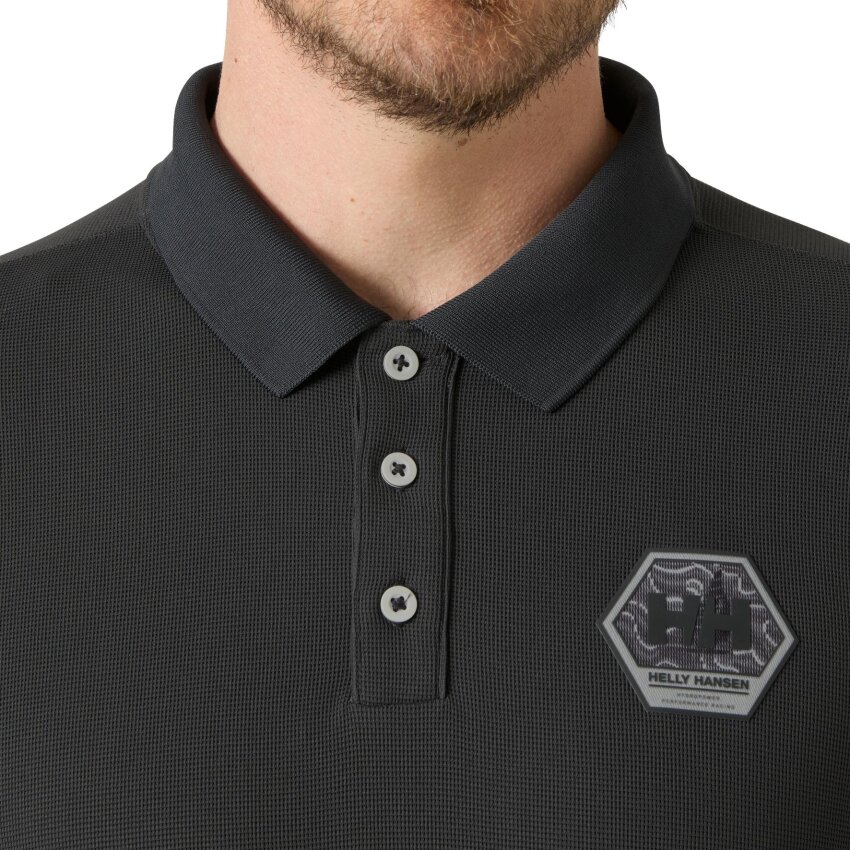 Helly Hansen HP Race Antrasit Erkek Polo Tshirt - 5