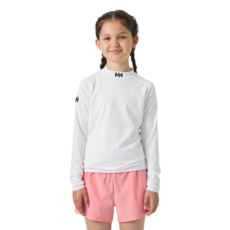 Helly Hansen JR Waterwear Rashguard Beyaz Çocuk Sweatshirt - Helly Hansen