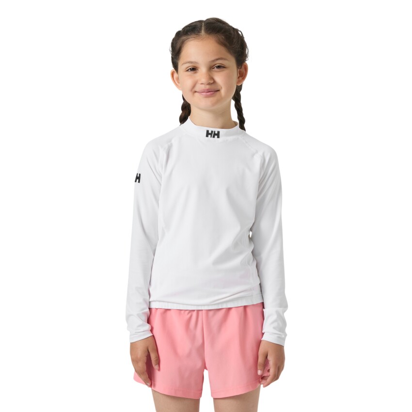 Helly Hansen JR Waterwear Rashguard Beyaz Çocuk Sweatshirt - 1