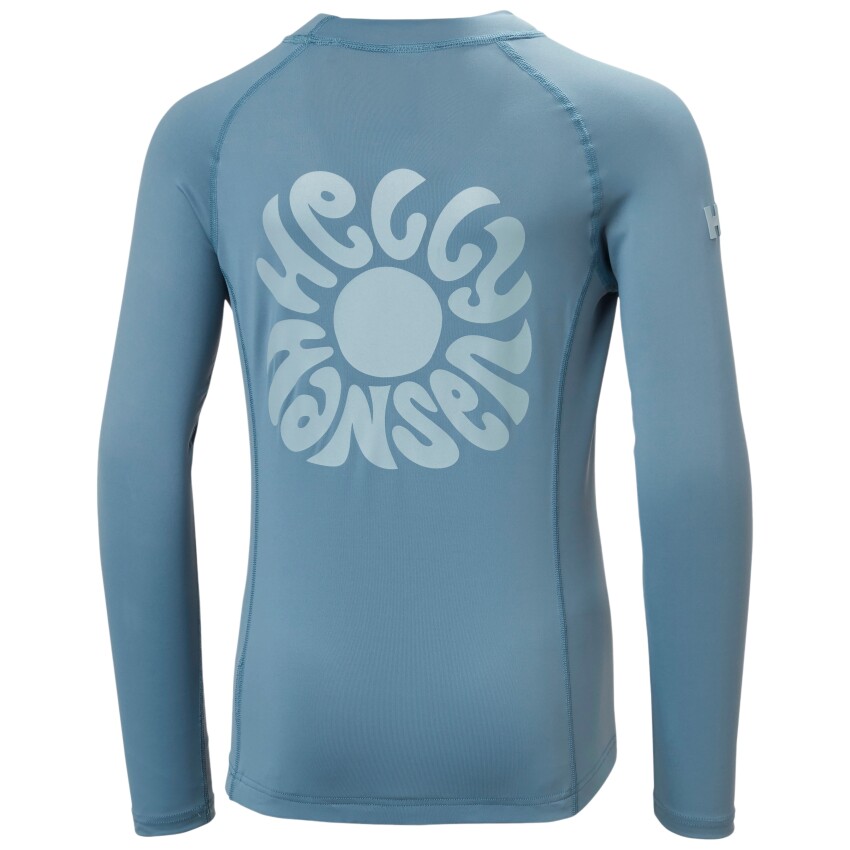 Helly Hansen JR Waterwear Rashguard Mavi Çocuk Sweatshirt - 5
