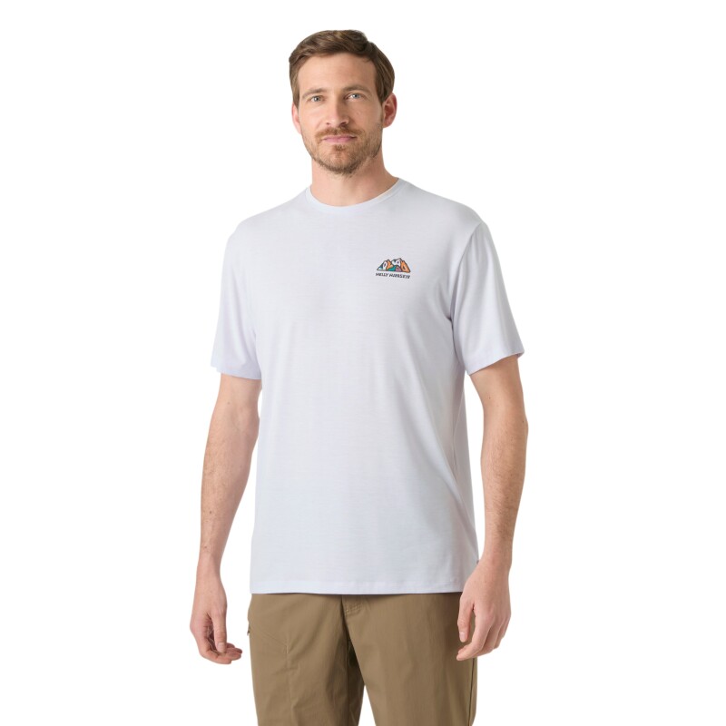 Helly Hansen Skog Recycled Graphic Mor Erkek Tshirt - Helly Hansen