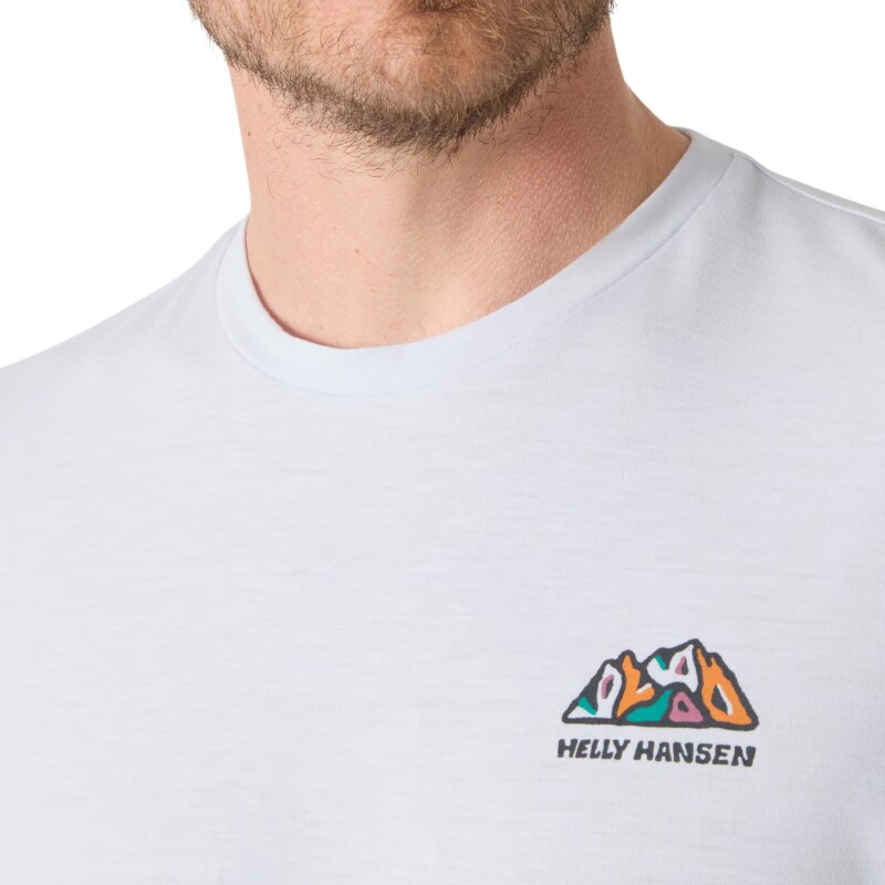 Helly Hansen Skog Recycled Graphic Mor Erkek Tshirt - 3