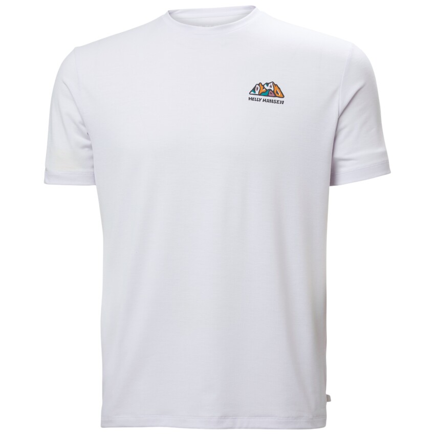 Helly Hansen Skog Recycled Graphic Mor Erkek Tshirt - 5
