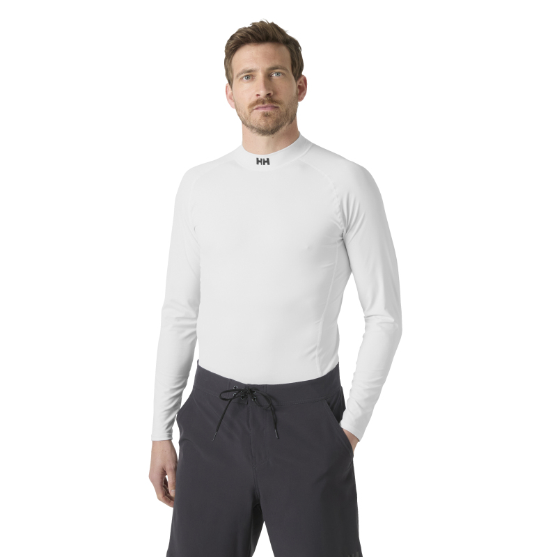 Helly Hansen Waterwear Rashguard Likra Beyaz Erkek Sweatshirt - Helly Hansen