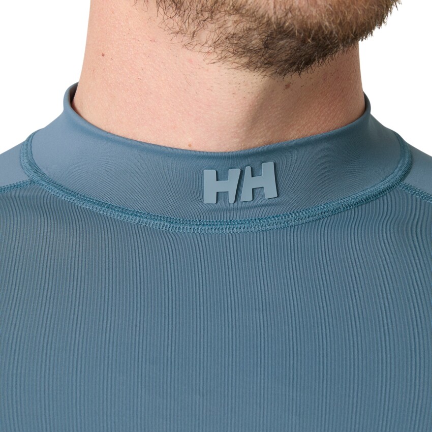 Helly Hansen Waterwear Rashguard Likra Mavi Erkek Sweatshirt - 3