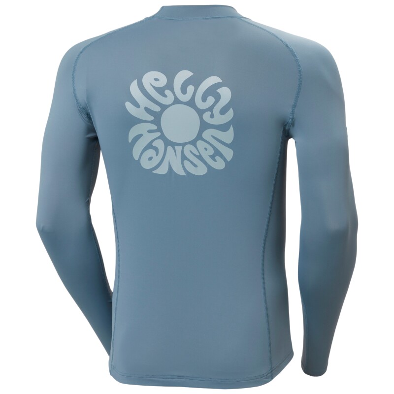 Helly Hansen Waterwear Rashguard Likra Mavi Erkek Sweatshirt - 6