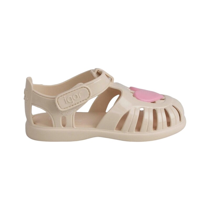 Igor Tobby Gloss Love Bej Çocuk Sandalet - Igor