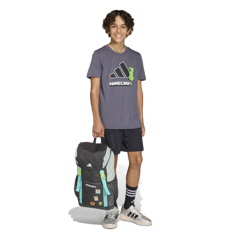 Adidas Minecraft Training Antrasit Çocuk Tshirt - 4