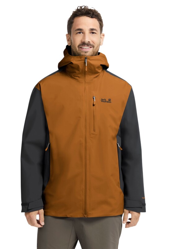 Jack Wolfskin Rainrush 2L Turuncu Erkek Mont - Jack Wolfskin