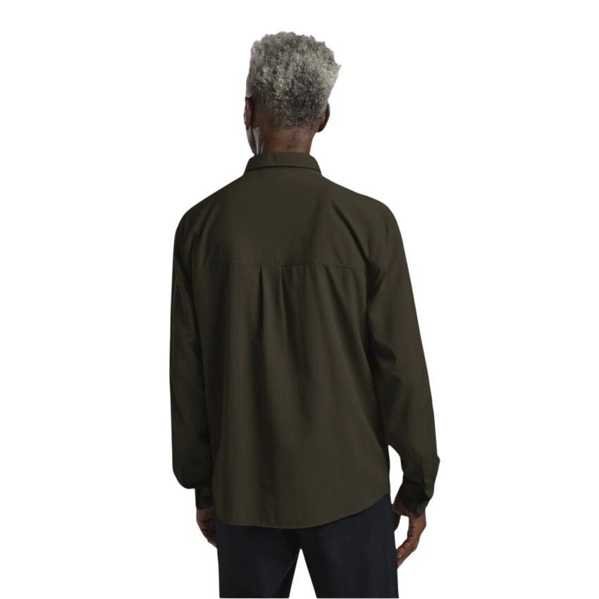 Jack Wolfskin Sierra Canyon Ls M Haki Erkek Gömlek - 2