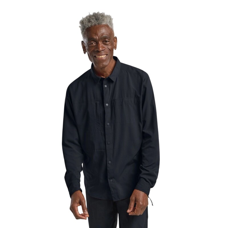 Jack Wolfskin Sierra Canyon Ls M Lacivert Erkek Gömlek - Jack Wolfskin