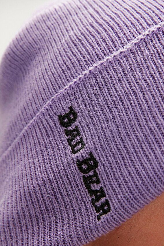 Bad Bear Label Beanie Mor Erkek Bere - 2