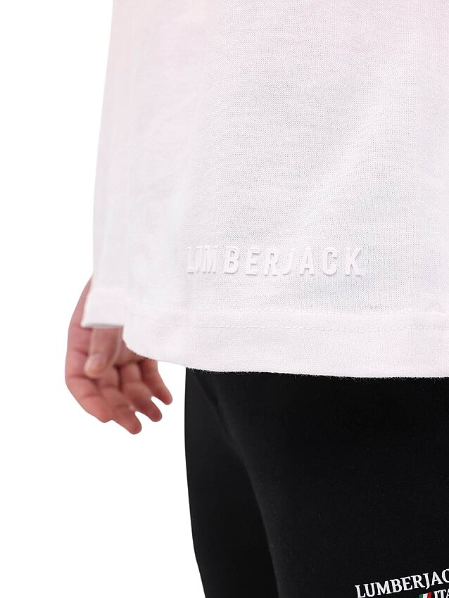 Lumberjack 6M MB Ssros 11HS113 6FX Beyaz Erkek Tshirt - 4