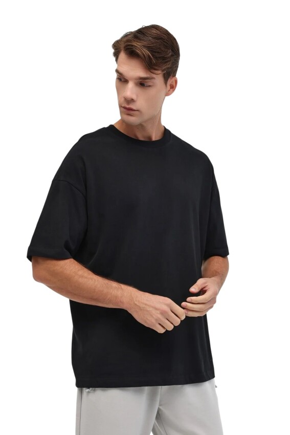 Lumberjack 6M MB Ssros 11HS113 6FX Siyah Erkek Tshirt - 1