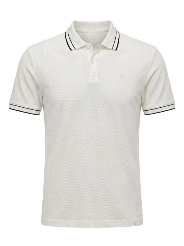 Lumberjack 6M MB VYN 12BS115 6FX Beyaz Erkek Polo Tshirt - Lumberjack