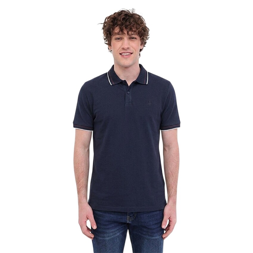 Lumberjack 6M MB VYN 12BS115 6FX Lacivert Erkek Polo Tshirt - 1