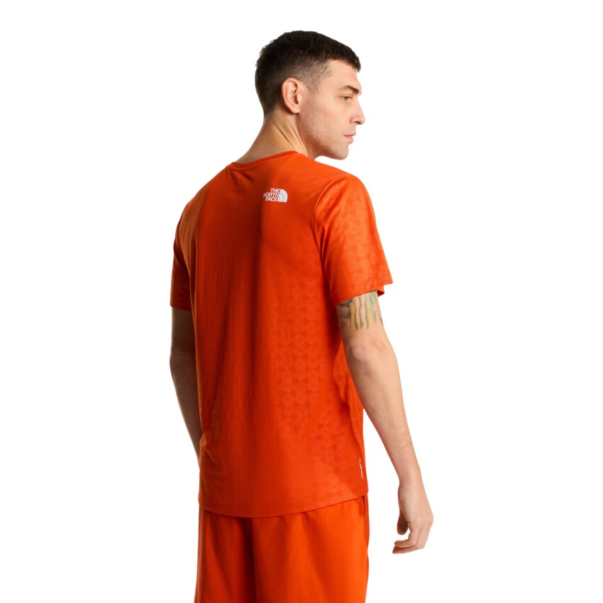 The North Face M 24/7 Pentadome Embossed Reg SS Tee Kırmızı Erkek Tshirt - 3