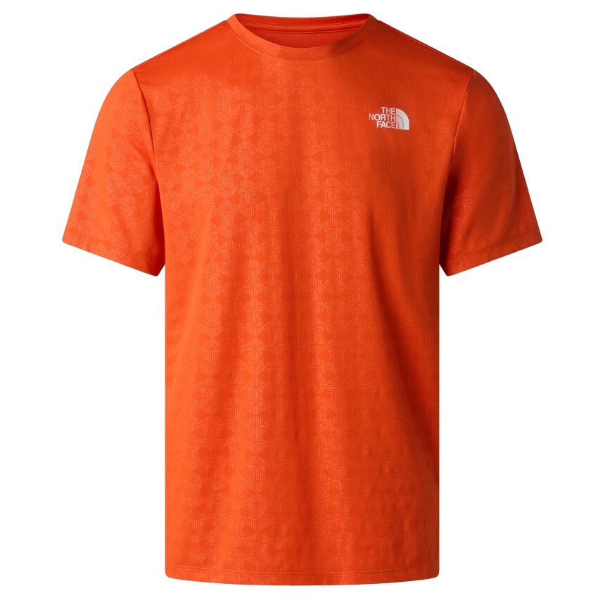 The North Face M 24/7 Pentadome Embossed Reg SS Tee Kırmızı Erkek Tshirt - 5