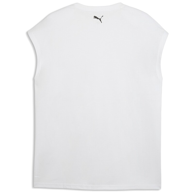 Puma Graphic Cutoff Tank Beyaz Erkek Atlet - 5