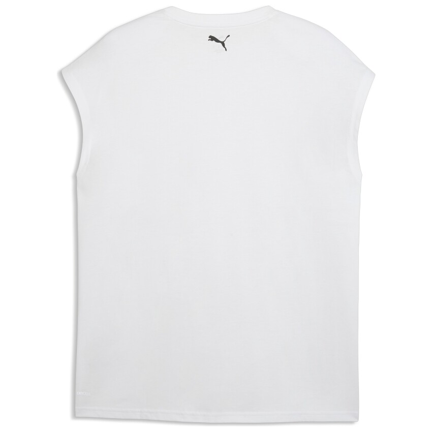Puma Graphic Cutoff Tank Beyaz Erkek Atlet - 5