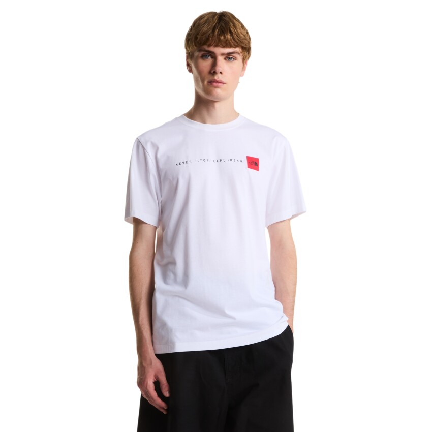 The North Face M Nse Reg SS Tee-Graphic Beyaz Erkek Tshirt - 1