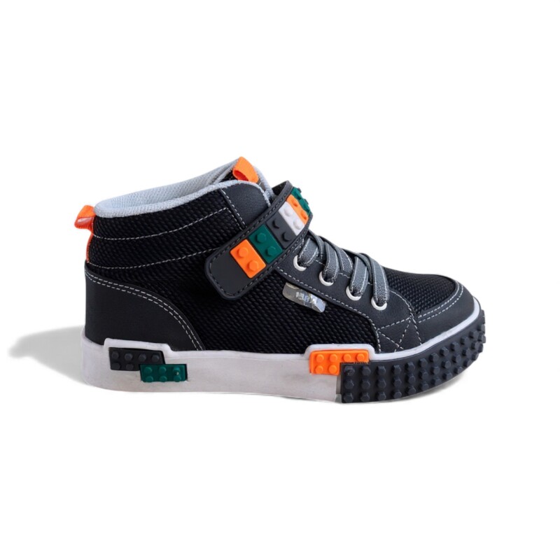 M.P. MPOne FT Sports Casual Antrasit Çocuk Günlük Ayakkabı 