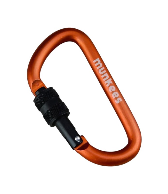 Munkees D-Shape Carabiner with Screw Lock 8 cm Renkli Unisex Anahtarlık - Munkees