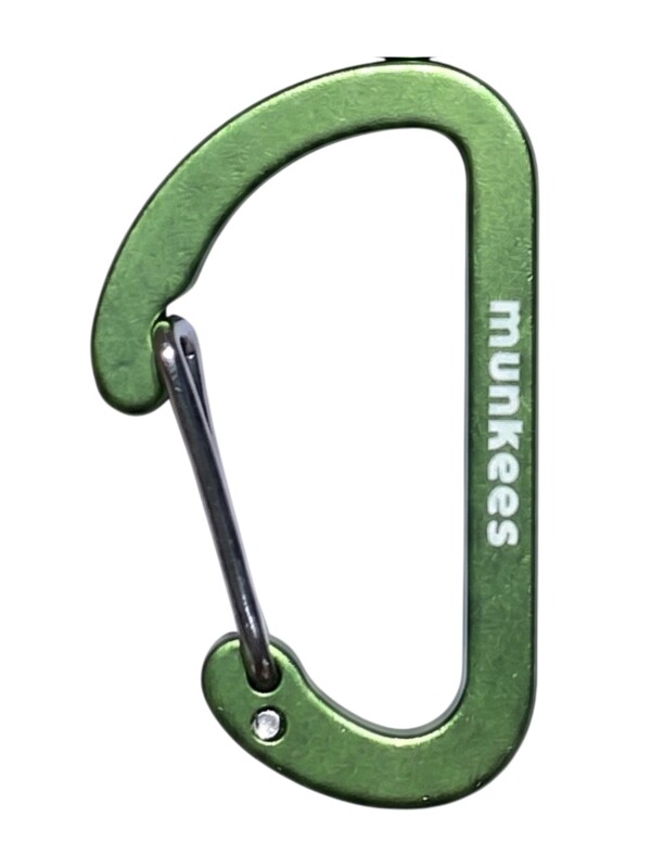 Munkees Flat Wire Gate Carabiner 2 pcs - 4 cm Renkli Unisex Anahtarlık - Munkees