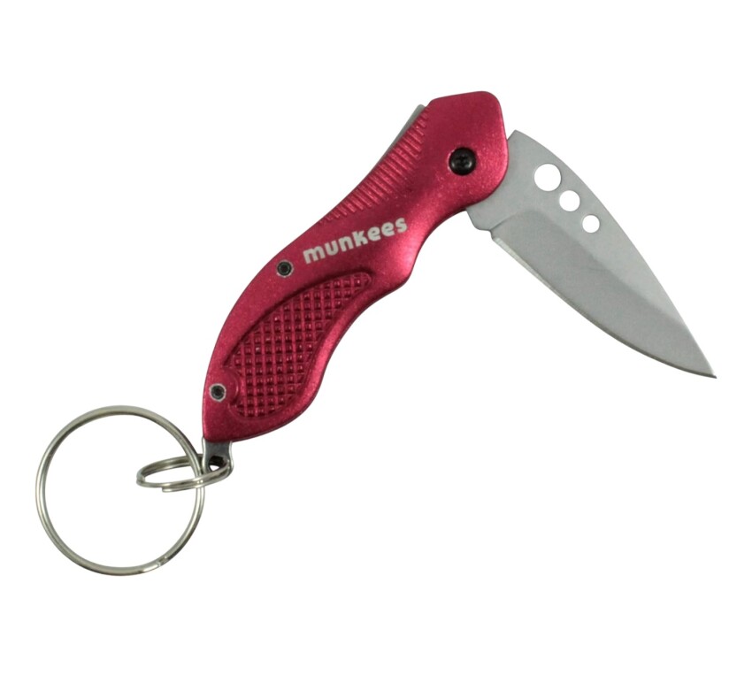 Munkees Folding Knife II - red Renkli Unisex Anahtarlık - 5
