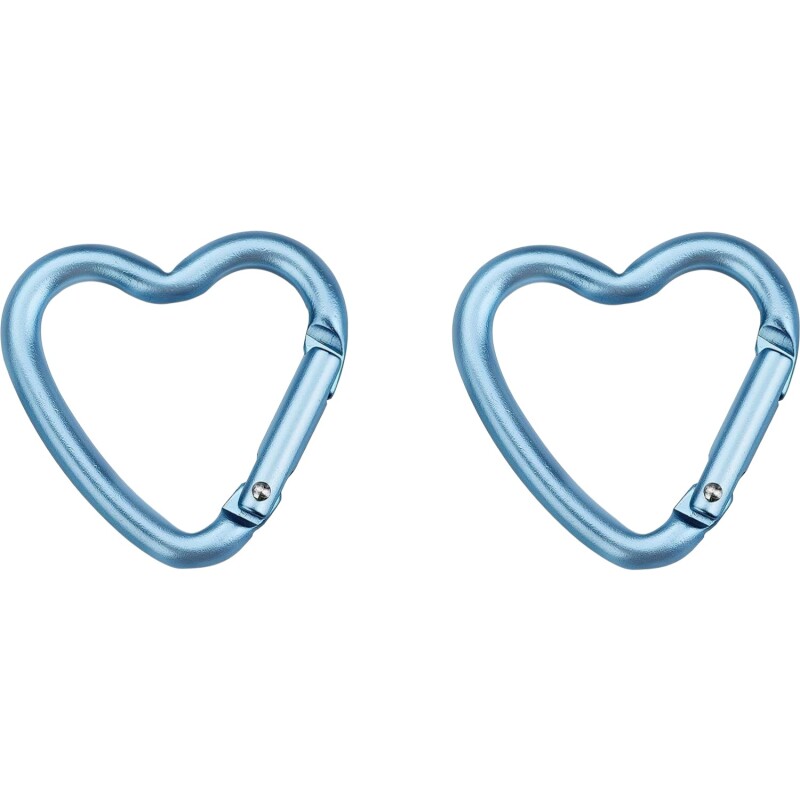 Munkees Mini Heart Carabiner 2 pcs - blue - 38 cm Renkli Unisex Anahtarlık - Munkees (1)