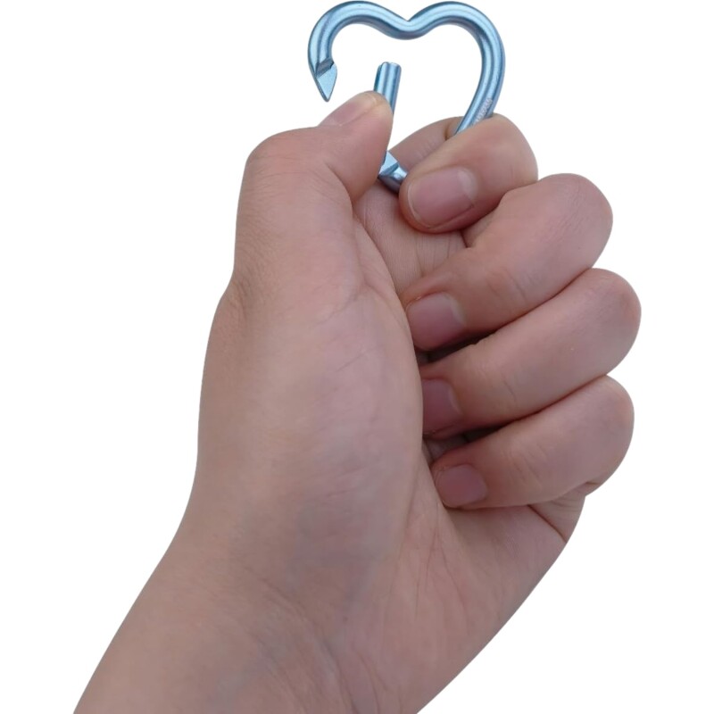 Munkees Mini Heart Carabiner 2 pcs - blue - 38 cm Renkli Unisex Anahtarlık - 4
