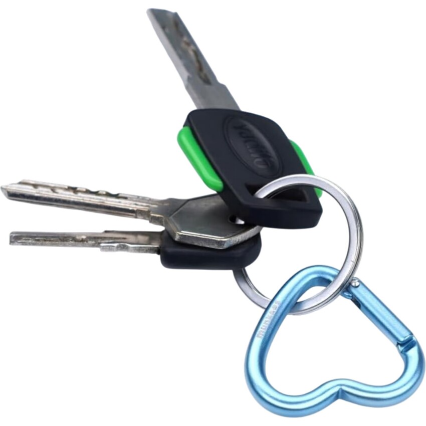 Munkees Mini Heart Carabiner 2 pcs - blue - 38 cm Renkli Unisex Anahtarlık - 5