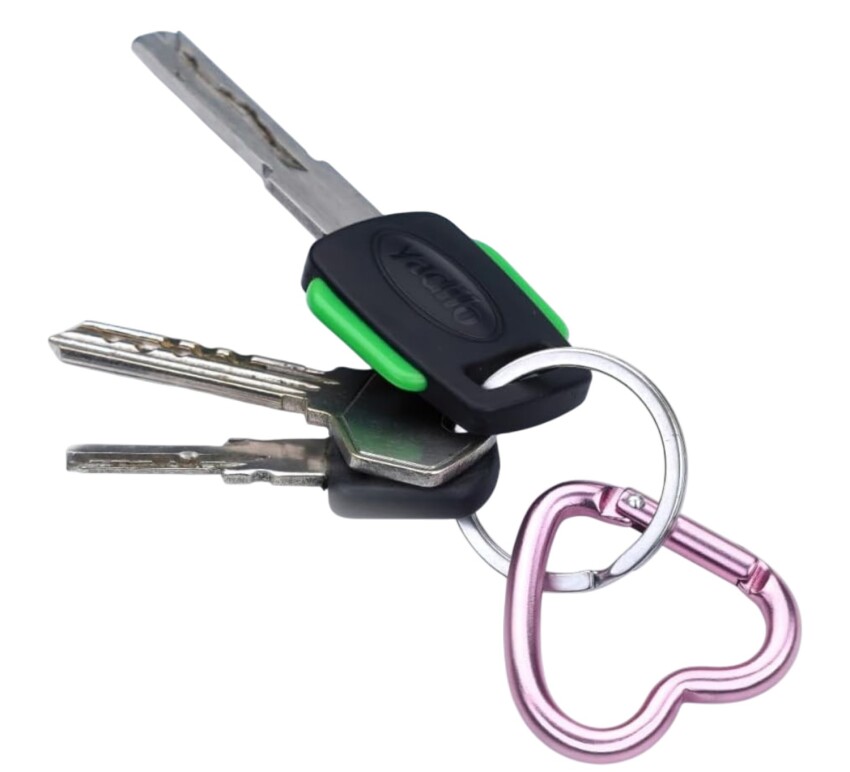 Munkees Mini Heart Carabiner 2 pcs - rosa - 38 cm Renkli Unisex Anahtarlık - 5