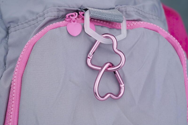 Munkees Mini Heart Carabiner 2 pcs - rosa - 38 cm Renkli Unisex Anahtarlık - 6