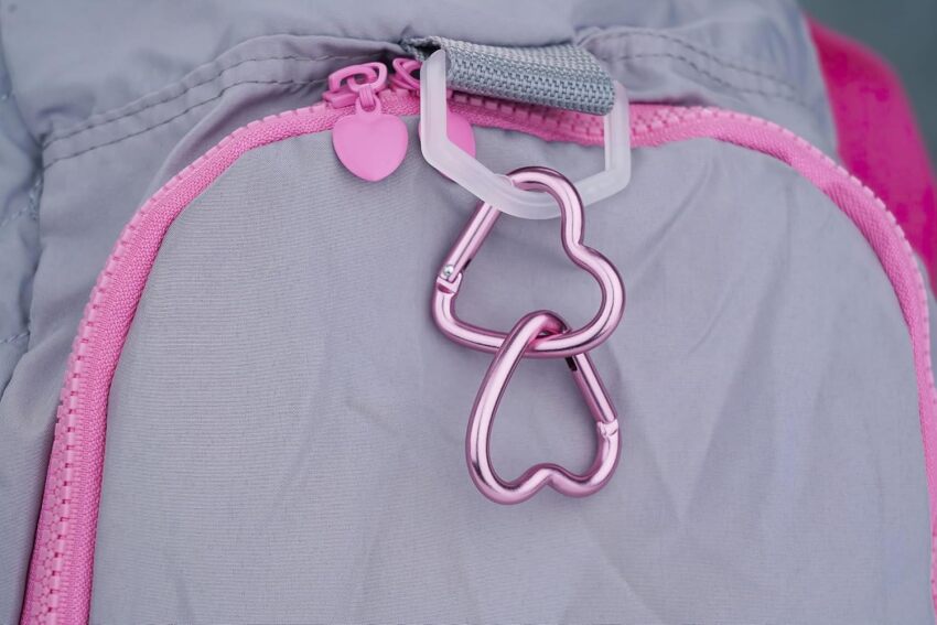 Munkees Mini Heart Carabiner 2 pcs - rosa - 38 cm Renkli Unisex Anahtarlık - 6