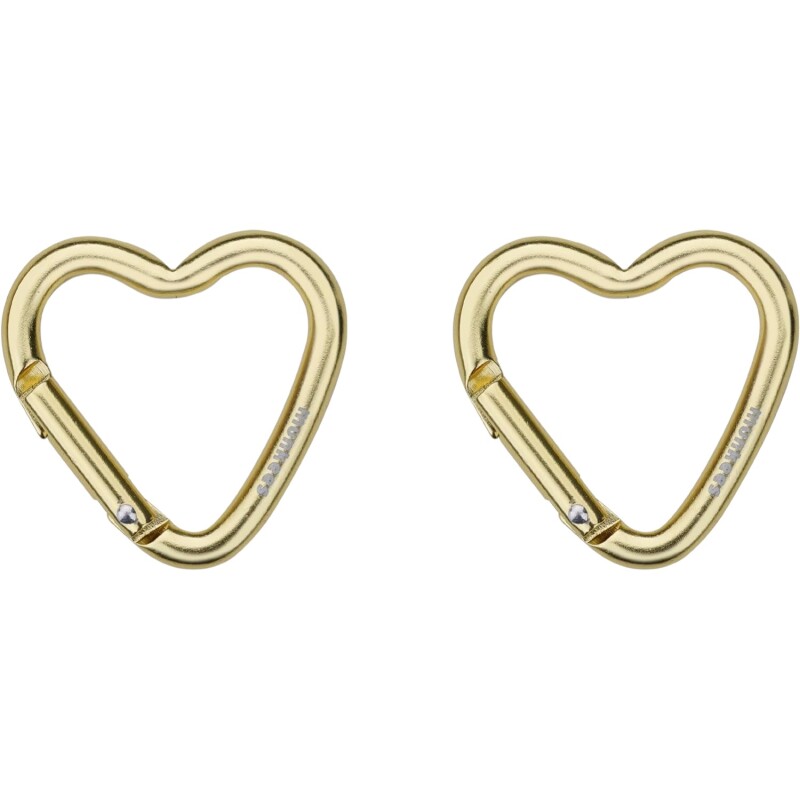 Munkees Mini Heart Carabiner 2 pcs - yellow - 38 cm Renkli Unisex Anahtarlık - Munkees
