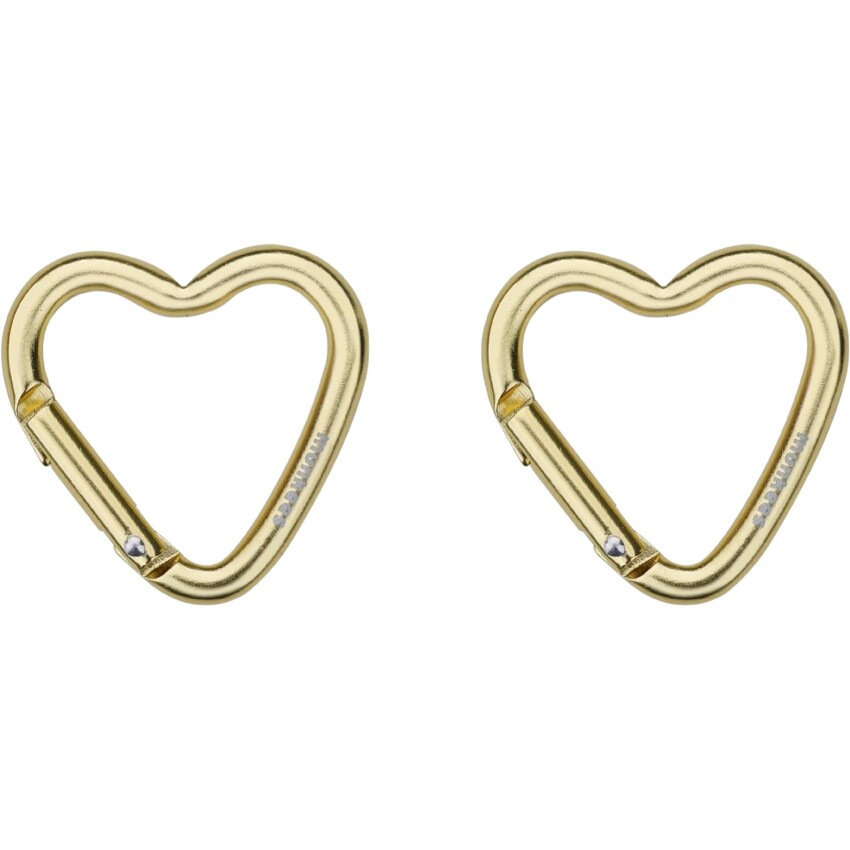 Munkees Mini Heart Carabiner 2 pcs - yellow - 38 cm Renkli Unisex Anahtarlık - 1