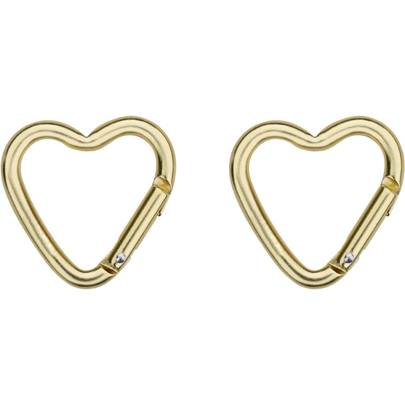 Munkees Mini Heart Carabiner 2 pcs - yellow - 38 cm Renkli Unisex Anahtarlık - Munkees (1)