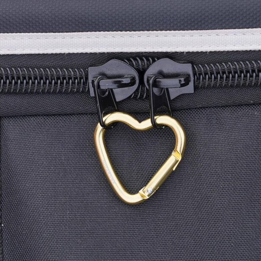 Munkees Mini Heart Carabiner 2 pcs - yellow - 38 cm Renkli Unisex Anahtarlık - 6