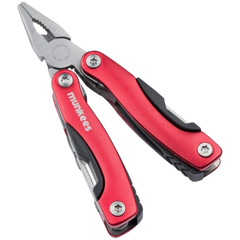 Munkees Stainless Steel Multi-Tool - red Renkli Unisex Anahtarlık - Munkees (1)