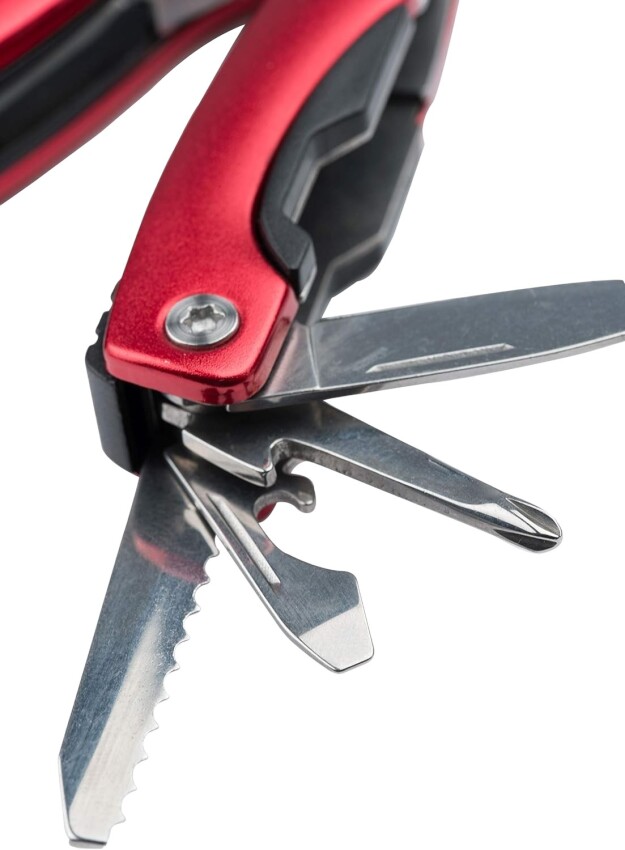 Munkees Stainless Steel Multi-Tool - red Renkli Unisex Anahtarlık - 3