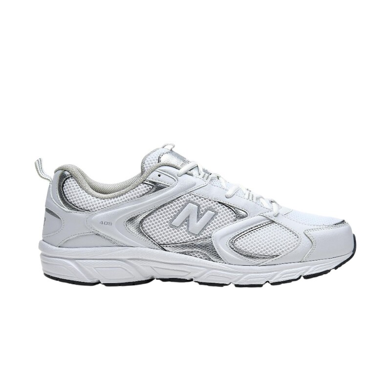 New Balance 408 Beyaz-Gri Kadın Koşu Ayakkabısı - New Balance