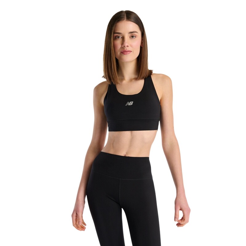 New Balance Lifestyle Siyah Kadın Bra - New Balance