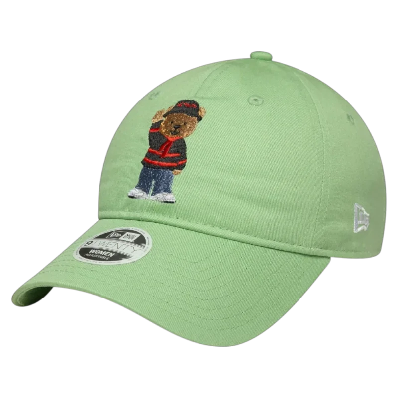 New Era Bear 9Twenty Acmilan Tek Ebat Yeşil Kadın Şapka - 1