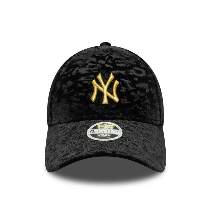 New Era Leo Velour 9Forty Neyvan Tek Ebat Siyah Kadın Şapka - New Era (1)