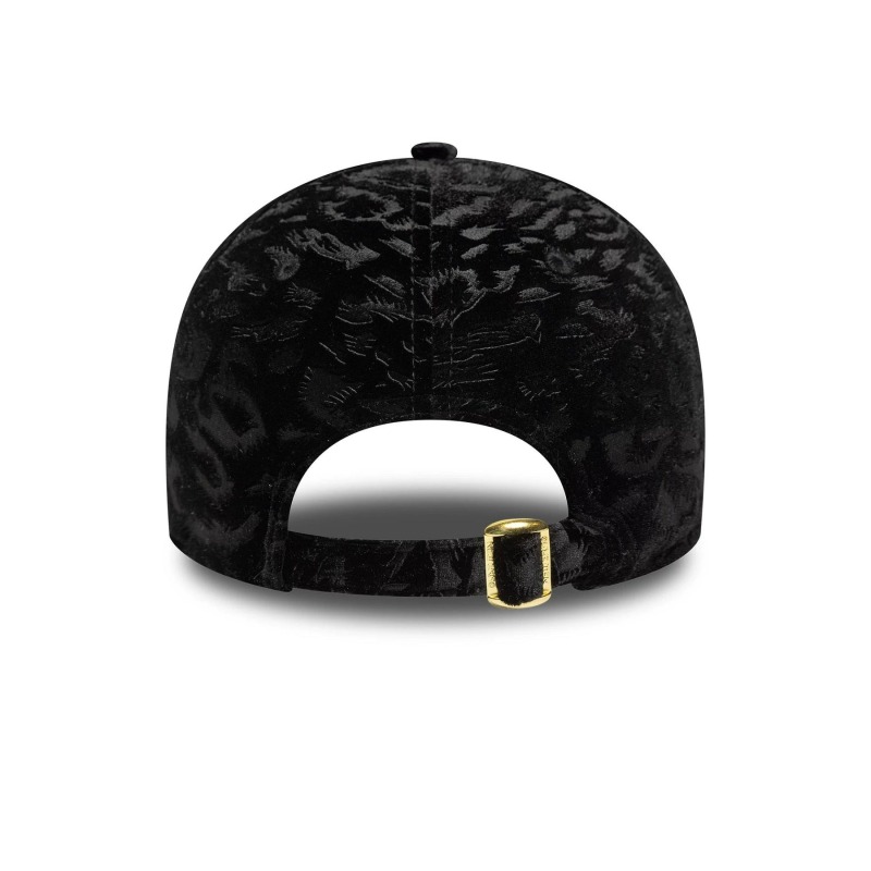 New Era Leo Velour 9Forty Neyvan Tek Ebat Siyah Kadın Şapka - 4