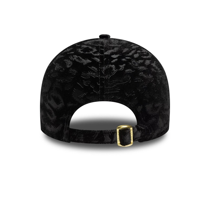 New Era Leo Velour 9Forty Neyvan Tek Ebat Siyah Kadın Şapka - 4